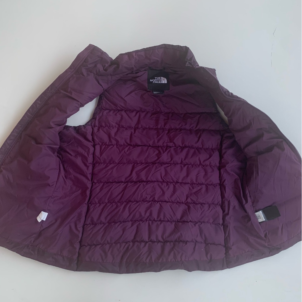 THE NORTH FACE NF0A4R3F Women Aconcagua Puffer Vest Sz S/P Dark Purple 550 Down - Picture 10 of 14